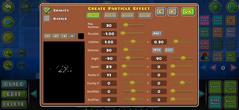 Help with the new advanced particle effects :: Geometry Dash .